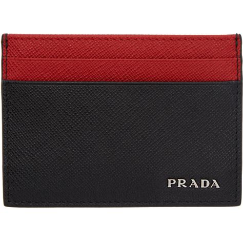 prada black and red card holder|prada long wallet pink.